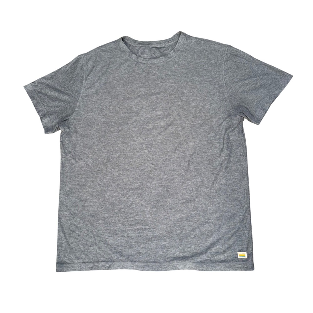 Vuori Strato Tech Tee Mens XL Heather Blue Excellent Short Sleeve Performance T
